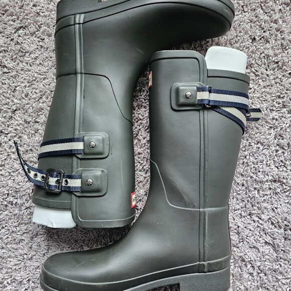 Hunter Refined Webbing boots size 6 in Slate - Picture 4 of 14